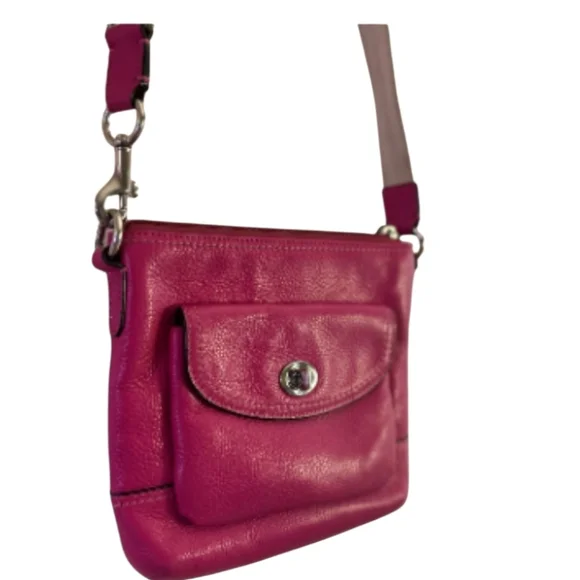 Coach EUC Vintage Pink Leather Crossbody Bag - Picture 6 of 6